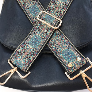 Guitar Strap for Purse | Handbag Strap in Guitar Strap Style | Replacement Strap for Crossbody Bag | Adjustable Bag Strap