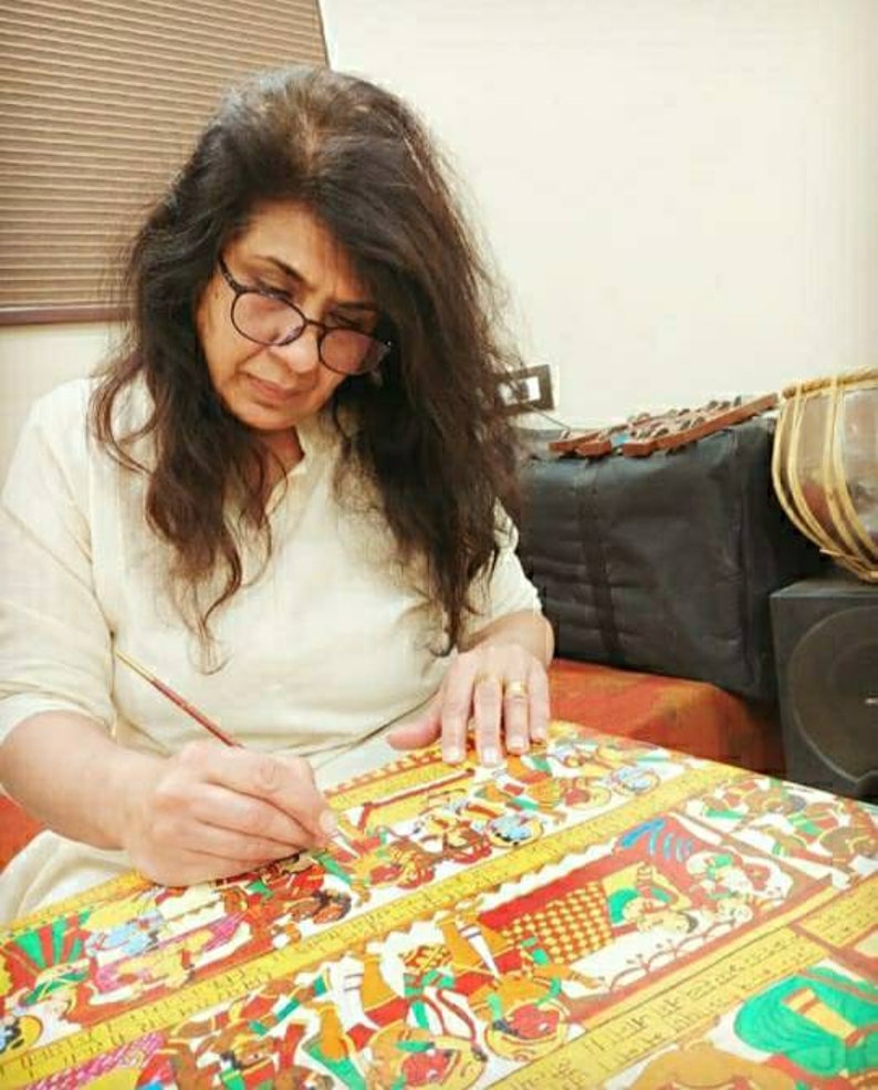 Shree Hanuman Chalisa Painting hindi Canvas Print Limited Etsy