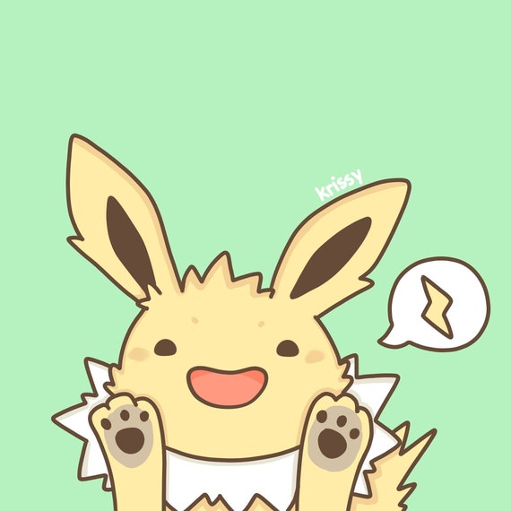 Eevee Peeker Sticker