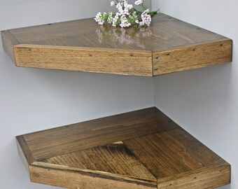 Large Corner Shelf Etsy