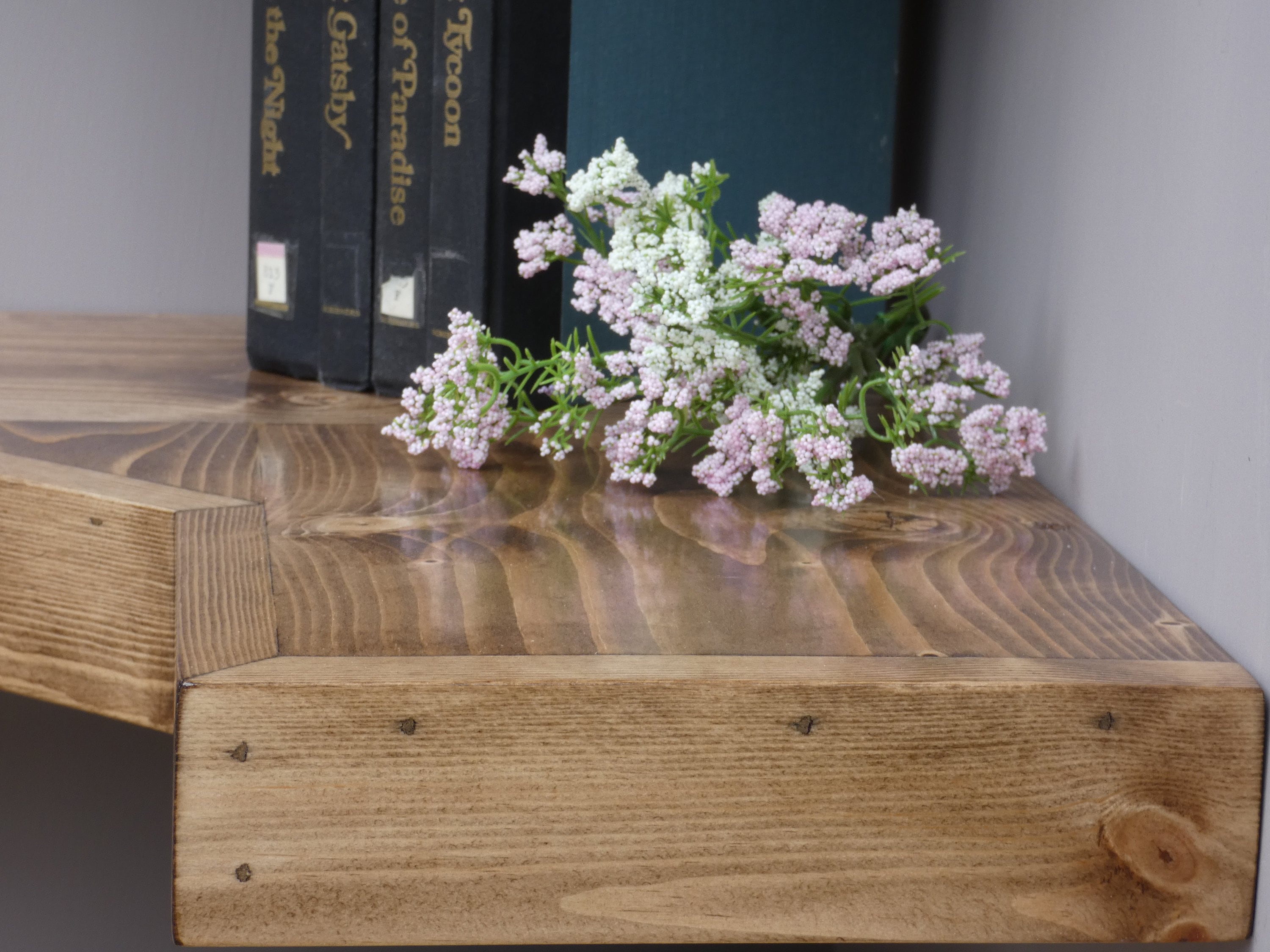 Wide Floating Corner Shelves Corner Floating Shelves Corner Etsy