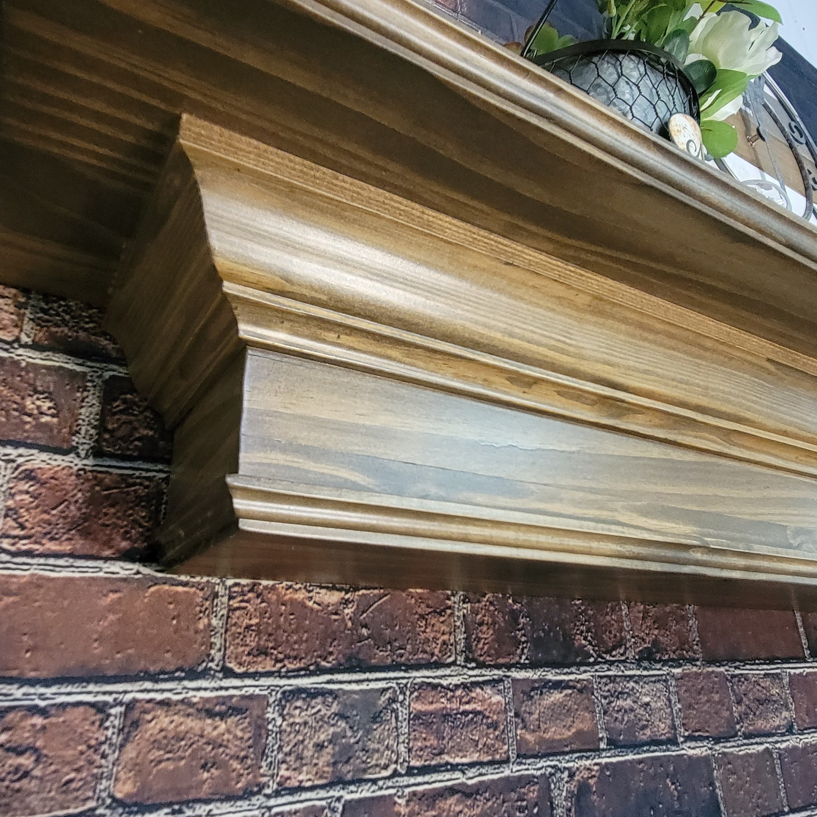 Classic Crown Molding Fireplace Mantel Farmhouse Fireplace Etsy