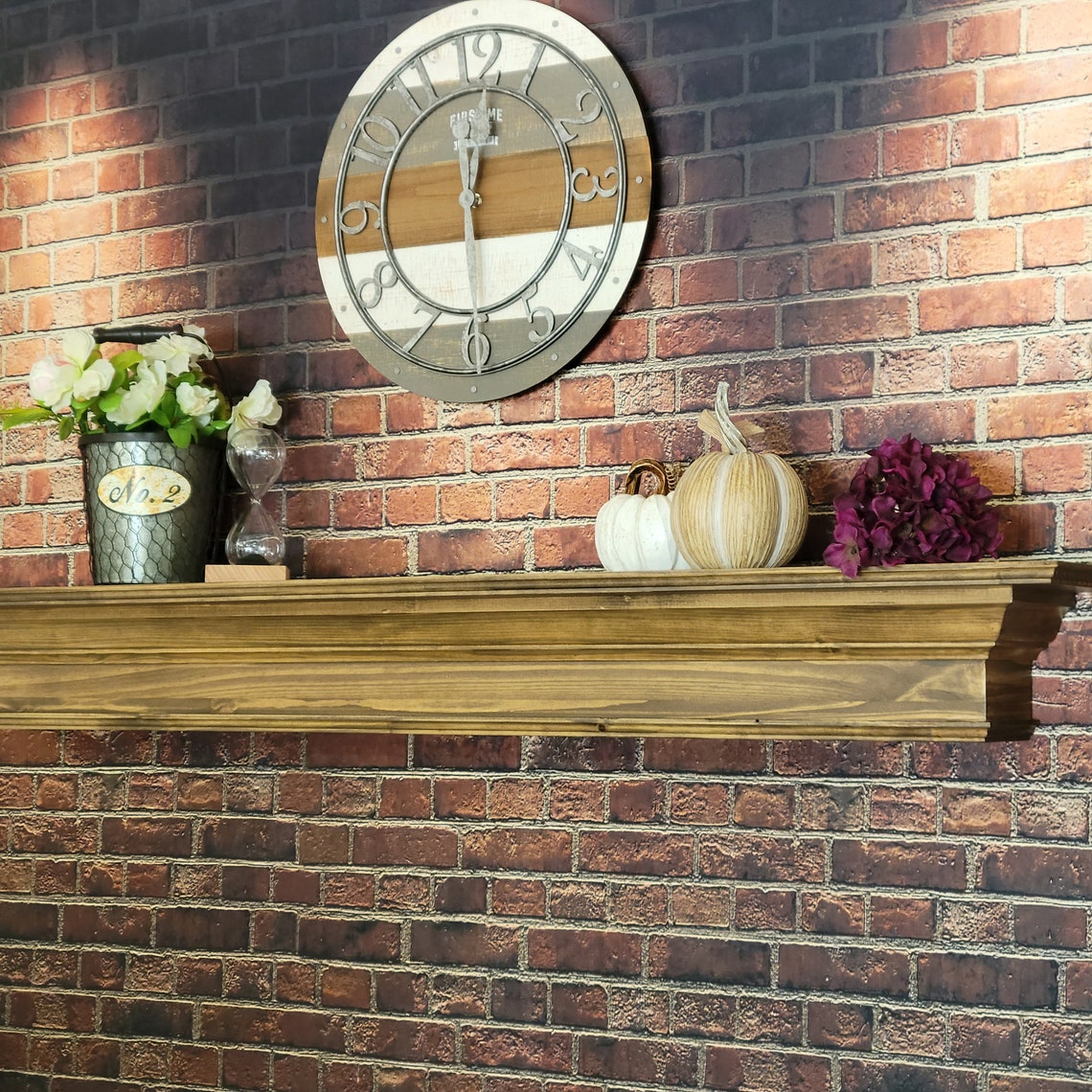 Classic Crown Molding Fireplace Mantel Farmhouse Fireplace Etsy