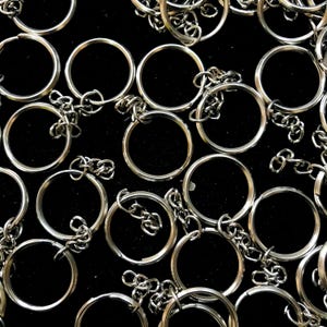 10 llaveros de metal para hacer joyas. Fabricación de llaveros de metal.