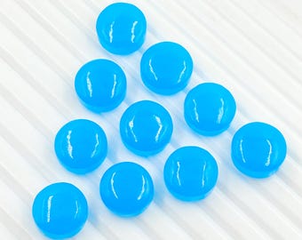 10 Pieces Blue Chalcedony Hydro Quartz Gemstone: Chalcedony Polished Loose Gems - 120 Carat