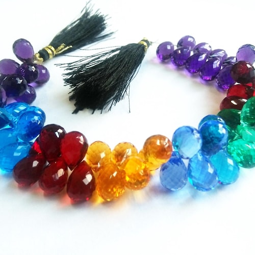 A++ Rainbow Moonstone Faceted 6mm Rondelle Beads 8 A++ Rainbow Moonstone Faceted 6mm Rondelle Beads 8