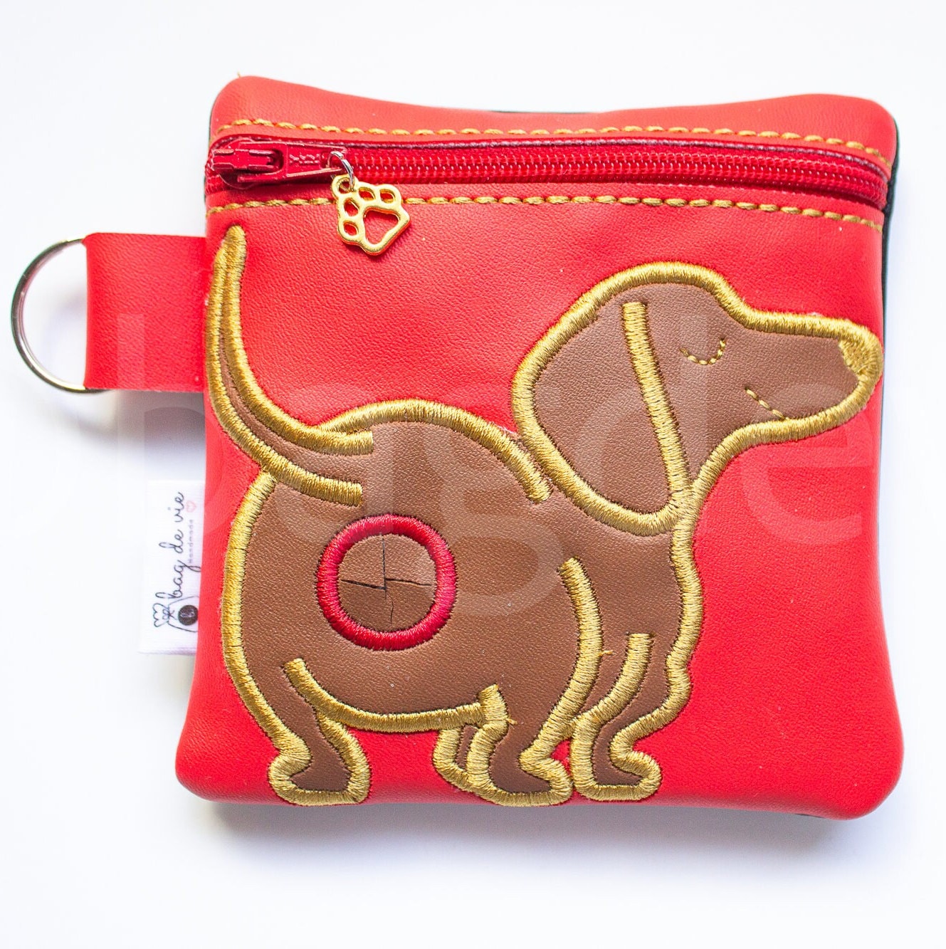 Dog Waste Bag Holder Dog Poop Bag Dispenser Small Vinyl Etsy