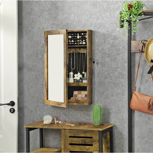 Jewelry Organizer Wall Etsy