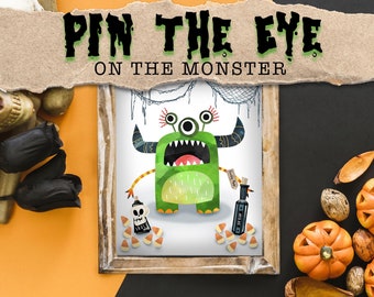 Pin the Eye on the Cyclops Game - Etsy