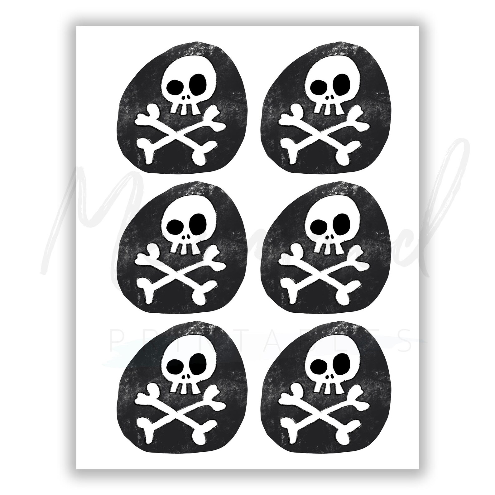 Pirate Birthday Game. Pin the Patch on the Pirate. Printable - Etsy