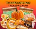Thanksgiving scavenger hunt, treasure hunt clues.  Fun themed colourful puzzles and clues to solve, perfect thanksgiving activity. 