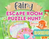 Fairy Birthday Escape Room Game - Kids Puzzle Adventure, Fairytale Party Activity, Surprise Gift Reveal, Fun Birthday Hunt for Kids.