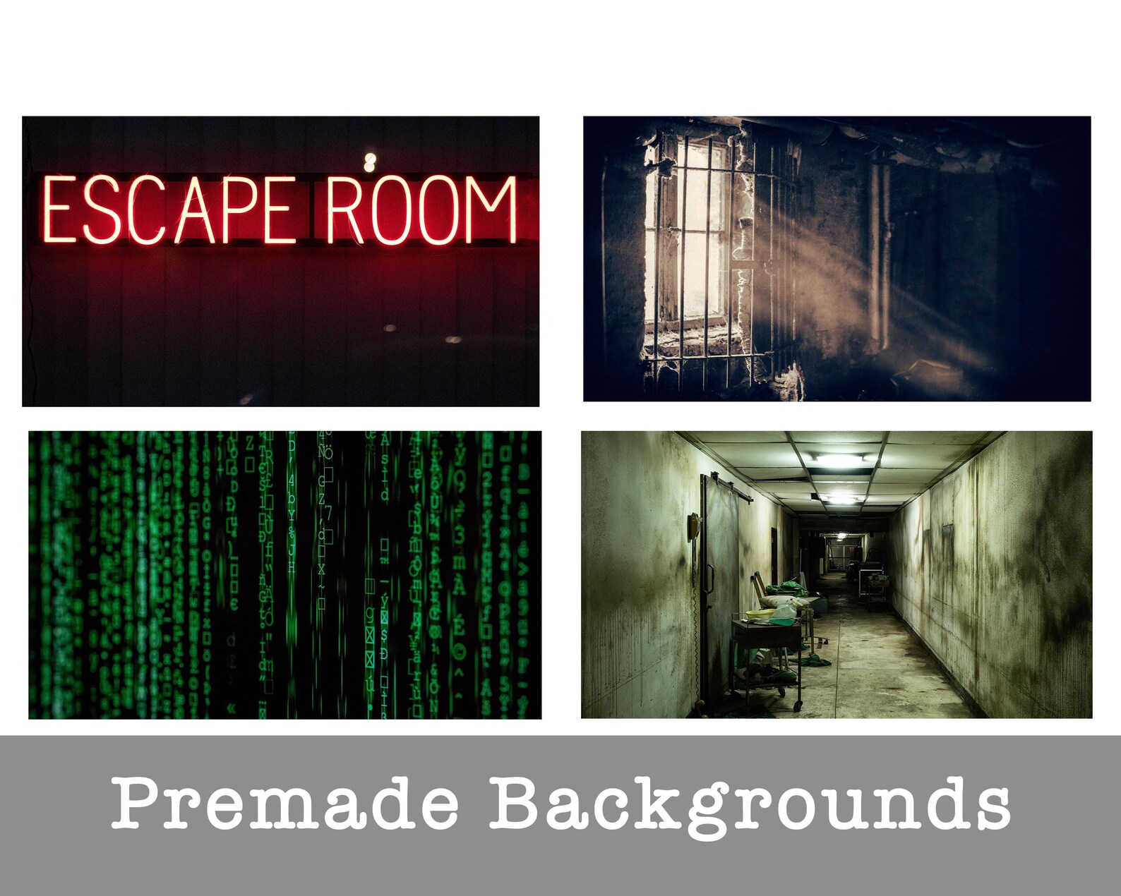 Zoom Virtual Escape Room Prop. Backgrounds to Use as You Play Etsy UK