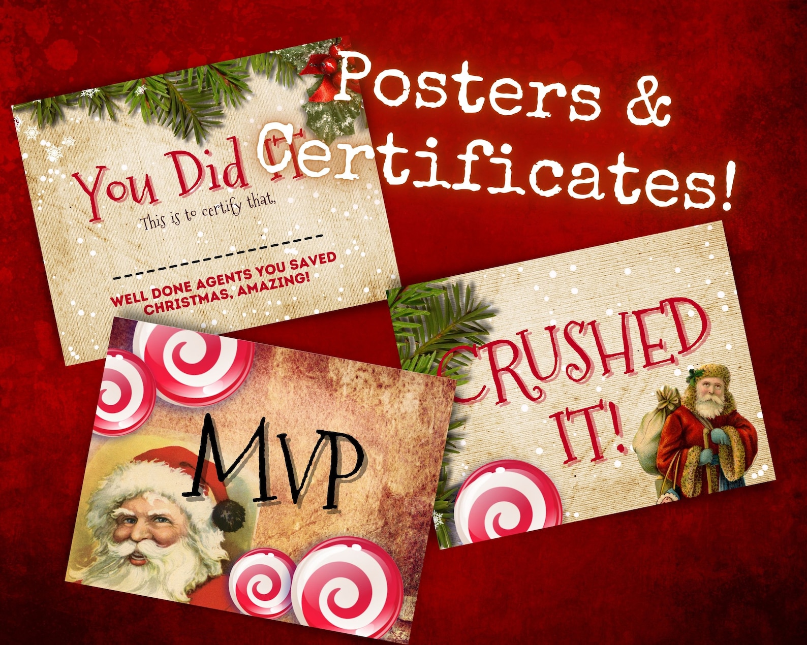 Escape Room Game. DIY Printable Christmas Themed Escape Room.. Family ...