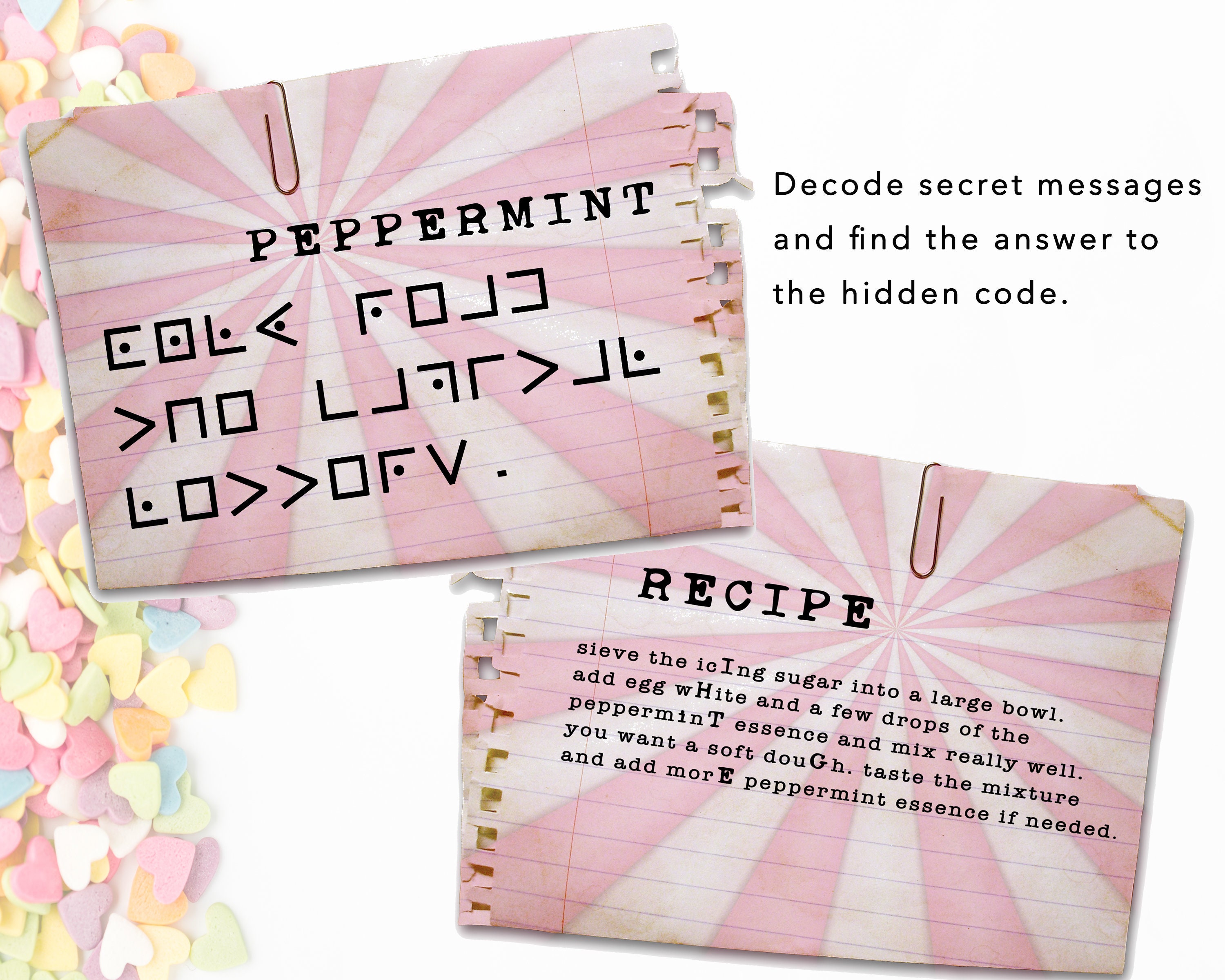 Escape room game for kids. Chocolate factory themed printable Etsy