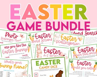Easter Party Game Bundle: 20 Fun Activities (Printable)