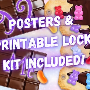 Kids escape room game with printable lock kit included.