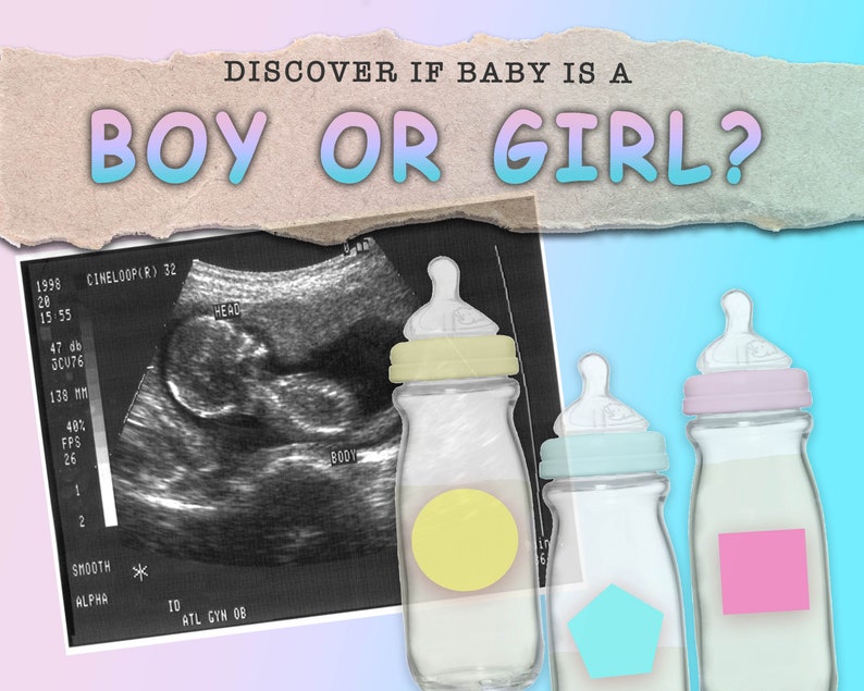 Baby Shower Escape Room Gender Reveal Game. Will It Be Stashes Etsy UK