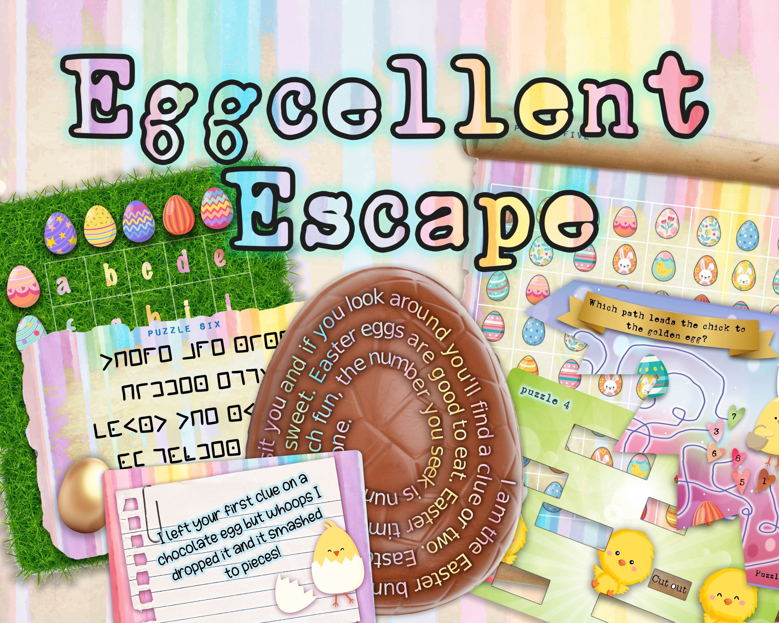 Escape Room Game for Kids. Easter Escape Game Fun Printable Etsy Canada