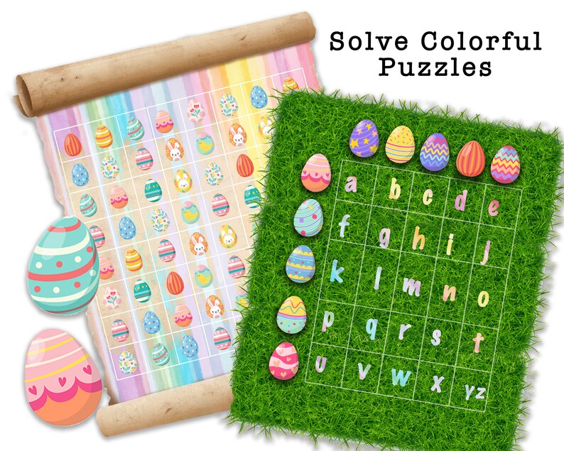 Escape room game for kids. Easter game escape room kit fun Etsy