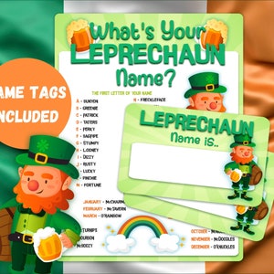 St Patrick's Day Game Bundle. Celebrate the luckiest day of the year with our printable party games and props for kids & adults. image 4