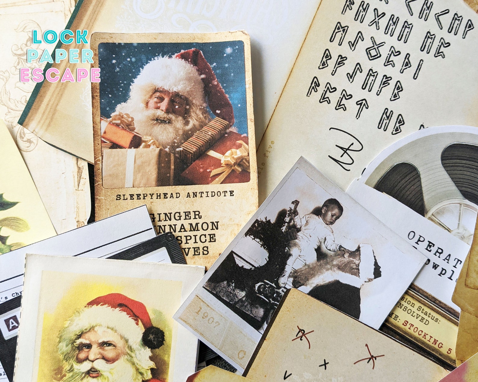 Escape Room Game. DIY Printable Christmas Themed Escape Room.. Family ...
