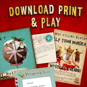 Christmas escape room. Festive DIY Escape room. Fun family game. Christmas party game, just Download, Print and Play. MC JINGLES image 7