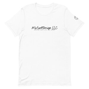 Unisex t-shirt with MyEye4Design LLC Logo