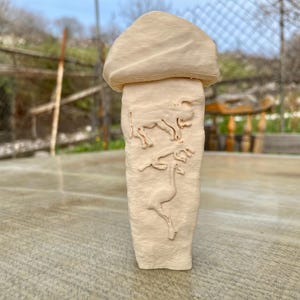 Göbeklitepe T-Shaped Pillar Figurine | 3D Printed Ancient Artifact | Historical Desk Decor | Archaeology Gift | Neolithic Sculpture