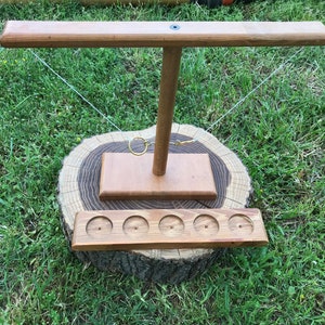 Double Ring Toss/ Bimini Ring / Mini Ring Toss Game / Deck Ring Toss / Backyard Games / Bar Games / Halloween Gift / Shot Ladder image 1