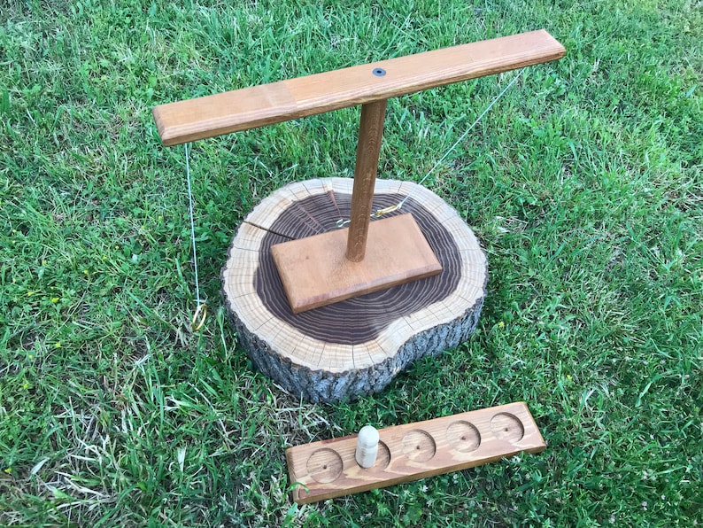 Double Ring Toss/ Bimini Ring / Mini Ring Toss Game / Deck Ring Toss / Backyard Games / Bar Games / Halloween Gift / Shot Ladder image 3