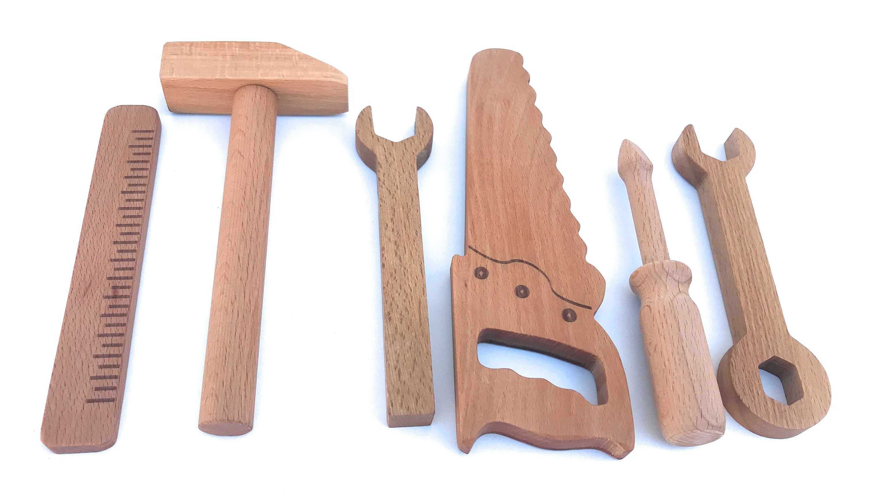 Wooden tool set Children's tools Toddler tool kit wood Etsy