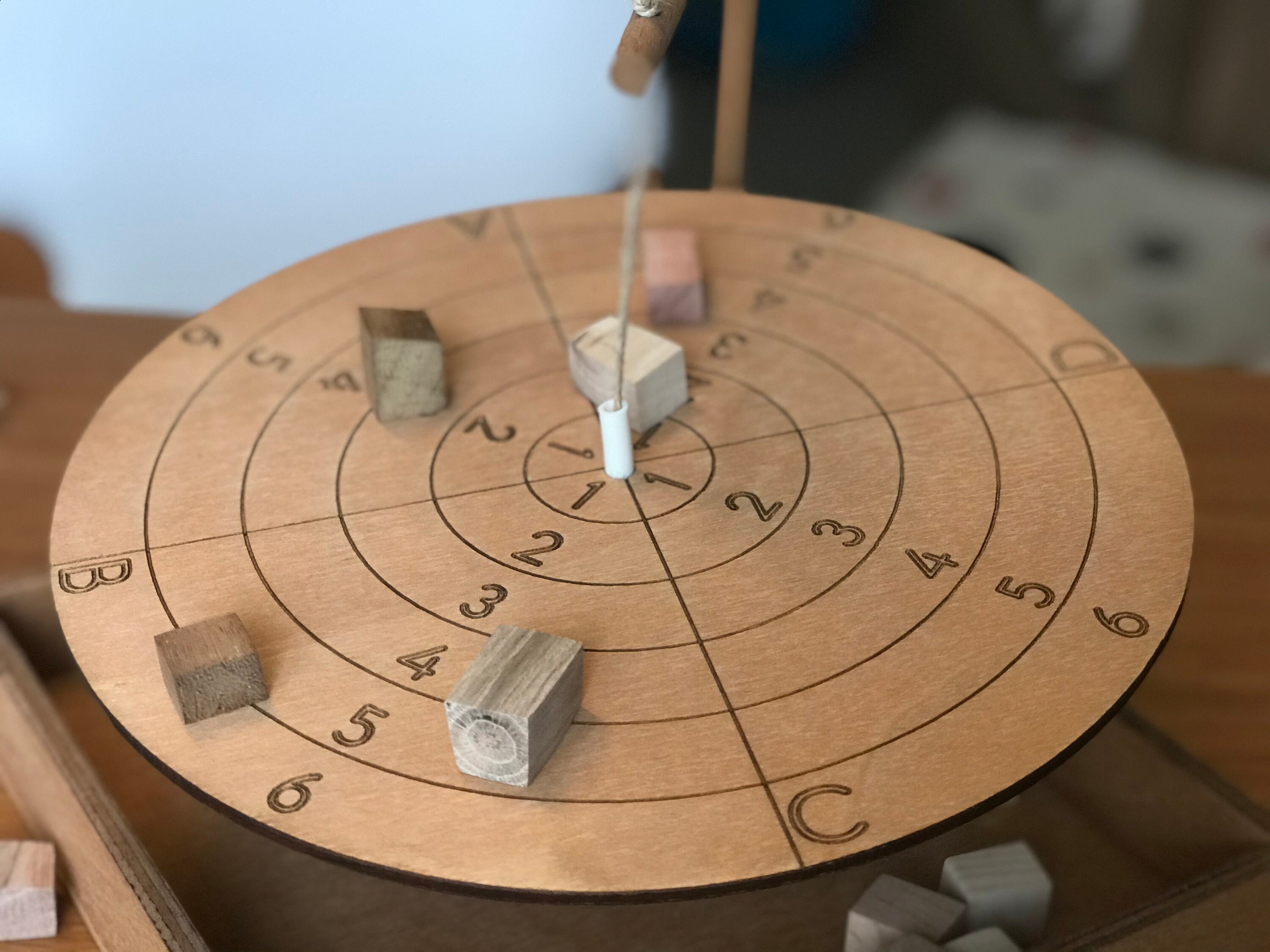 Wooden Balance Board Game Wooden Toy Balancer Game Waldorf Etsy UK