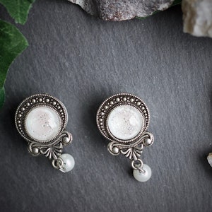 White Wedding Double Flared Plugs