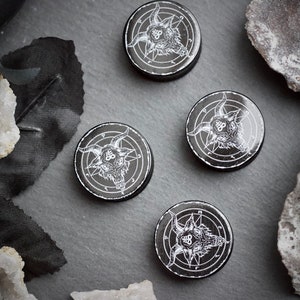 Baphomet Double Flared Plugs (24 mm)