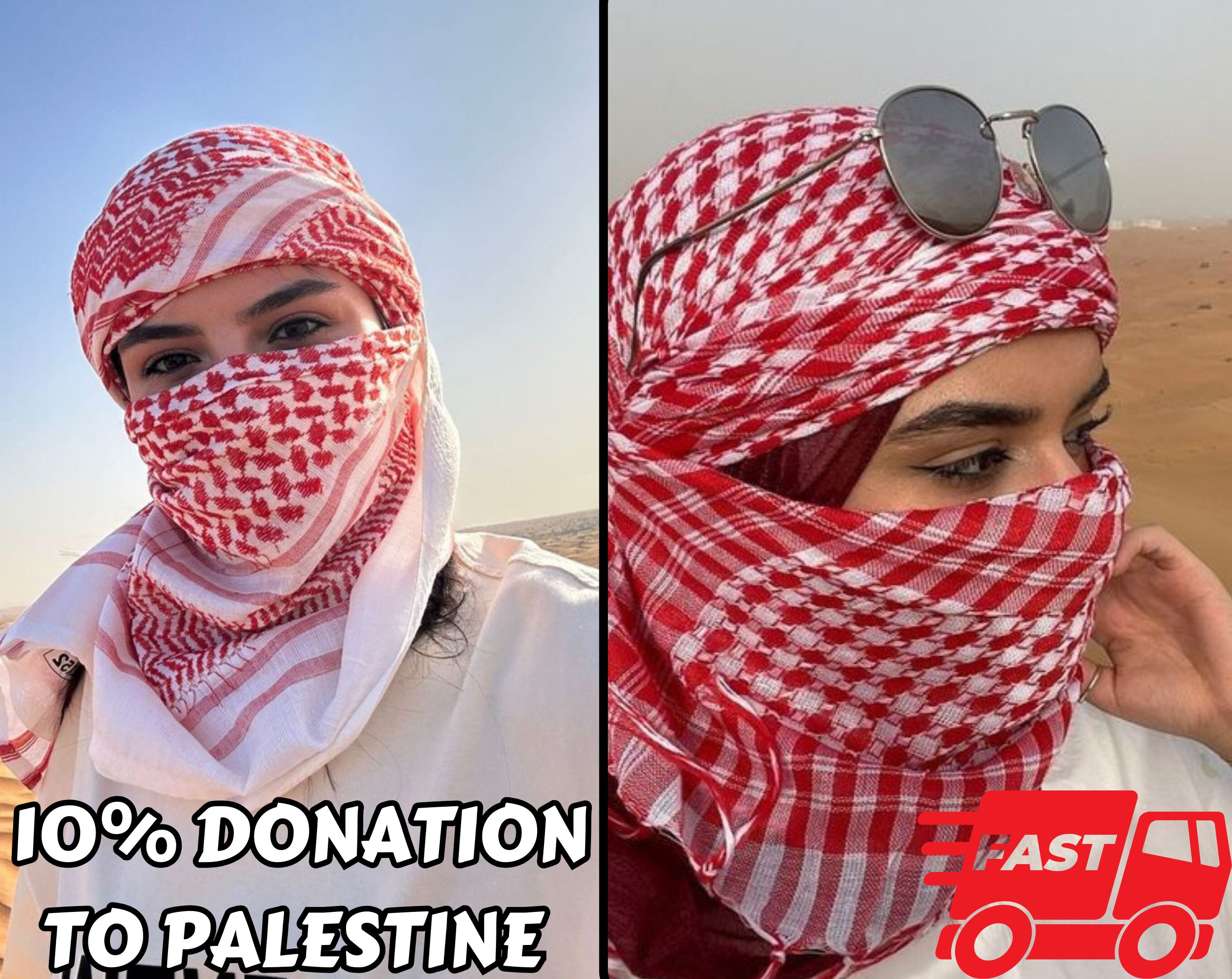 Arabic mens head scarf - Etsy 日本