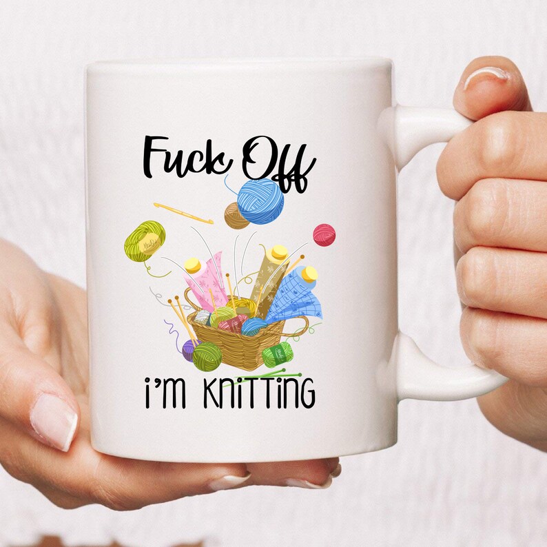 Funny Knitting Mug Knitting Gift Crochet Mug Crochet Etsy
