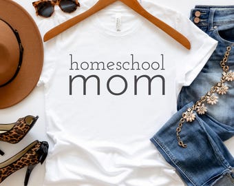 Homeschool Mom T-Shirt: Unisex Jersey Short Sleeve Tee