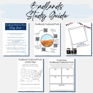 Badlands National Park for Kids National Park Learning Activity ...