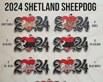 2024 Sheltie Ornament - Shetland Sheepdog