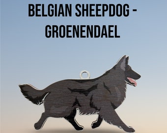 Belgian Sheepdog  - Groenendael - Belgian Shepherd Dog Ornament