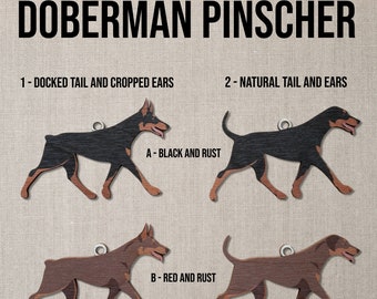 Doberman Pinscher - Dog Ornament