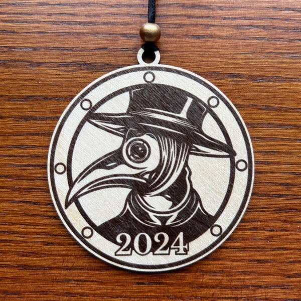 Plague Doctor  - Christmas Ornament - Pandemic Ornament