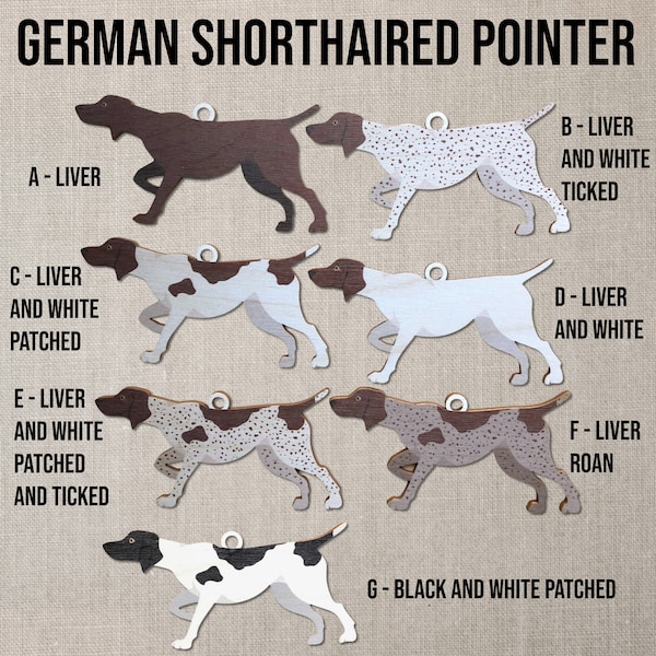 German Pointer Dog Ornament