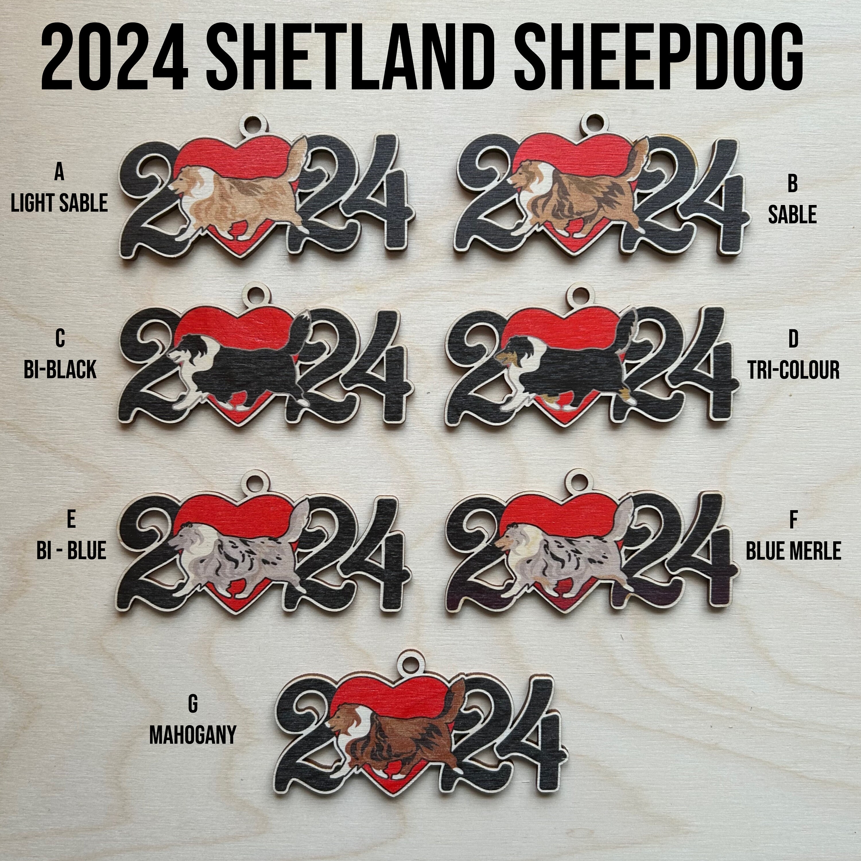 2025 Sheltie Ornament - Shetland Sheepdog - Etsy, image size:3000x3000