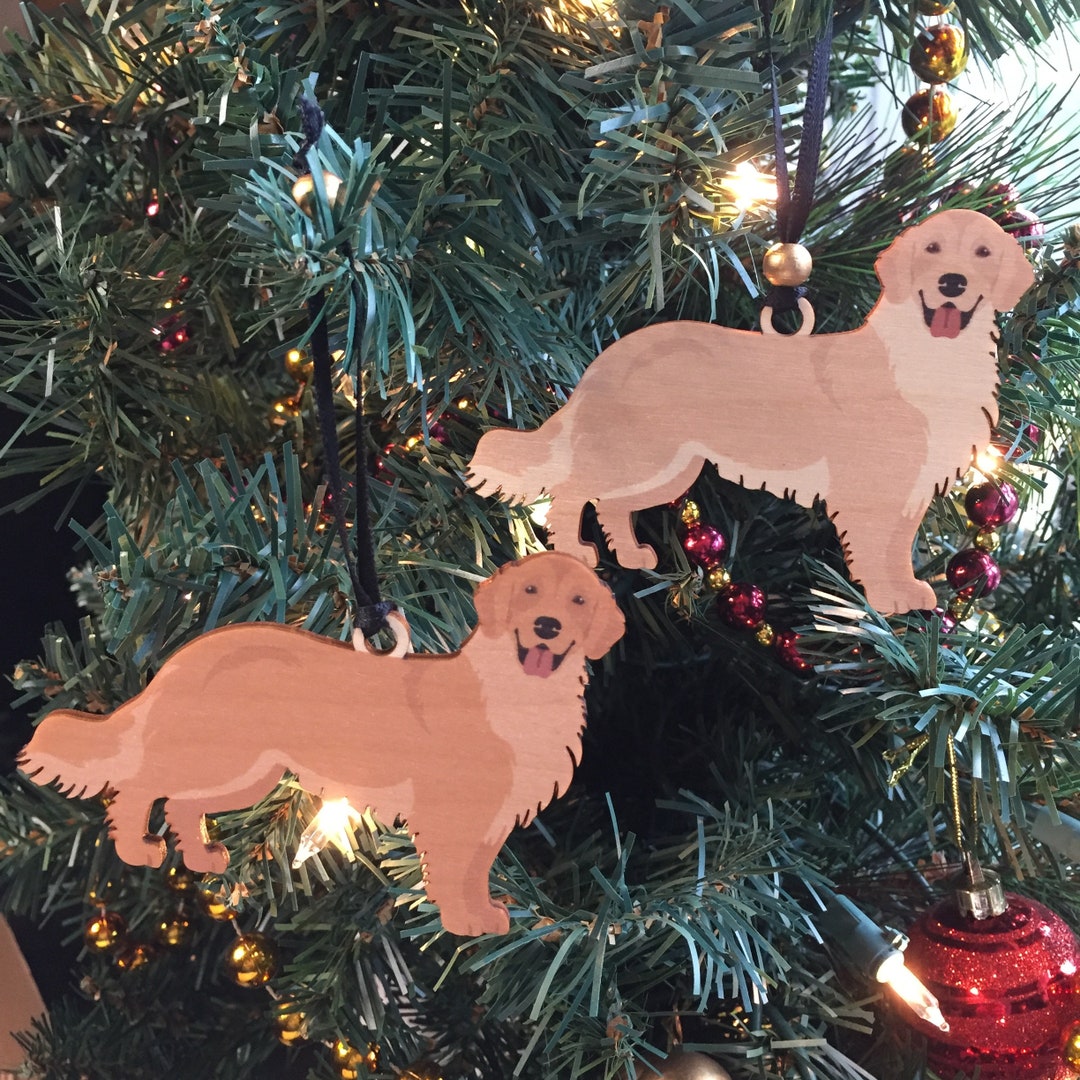 Golden Retriever Dog Ornament Etsy Canada