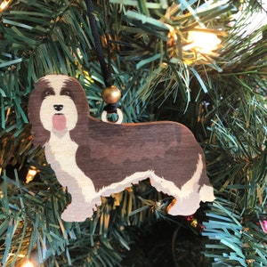 Bearded Collie - Dog Ornament