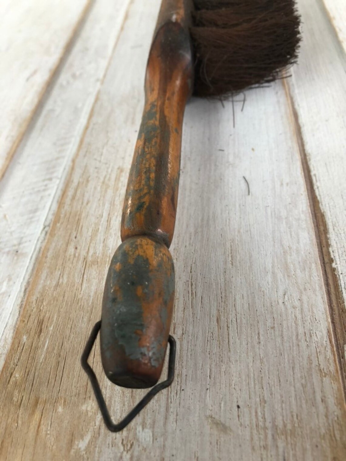 Vintage Horsehair BRUSH rustic tool Farmhouse/Potting Shed Etsy