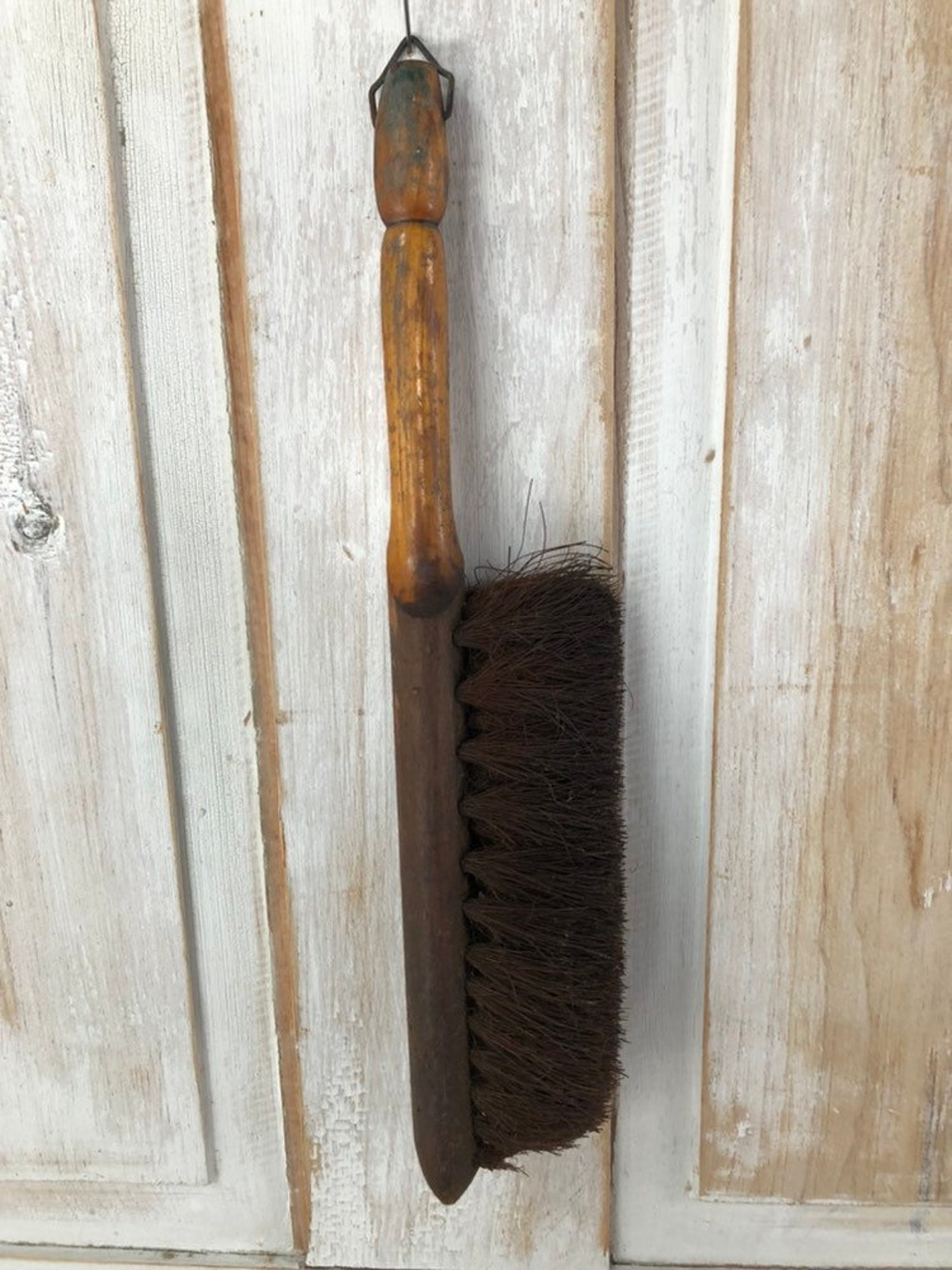 Vintage Horsehair BRUSH rustic tool Farmhouse/Potting Shed Etsy