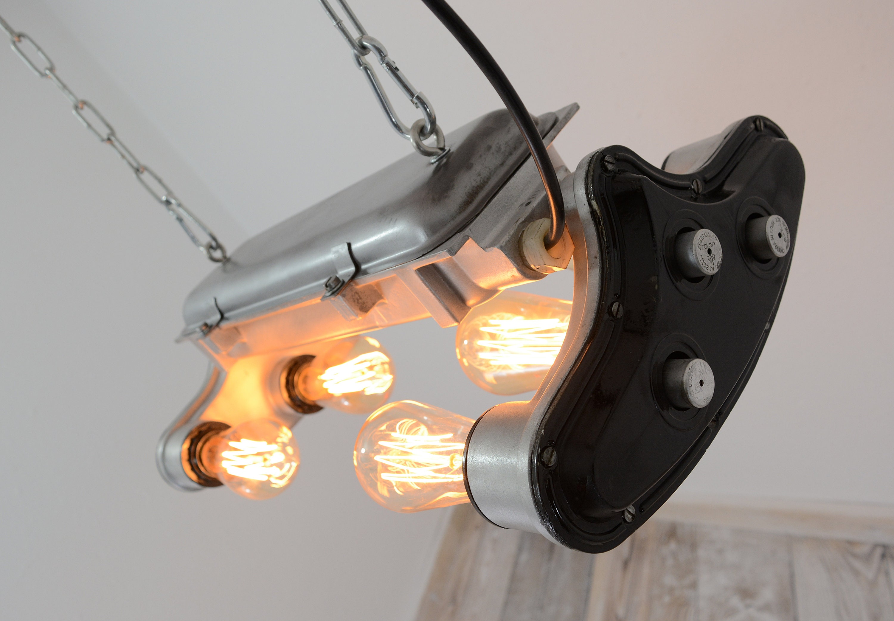 Industrial Hanging Lamp - Etsy